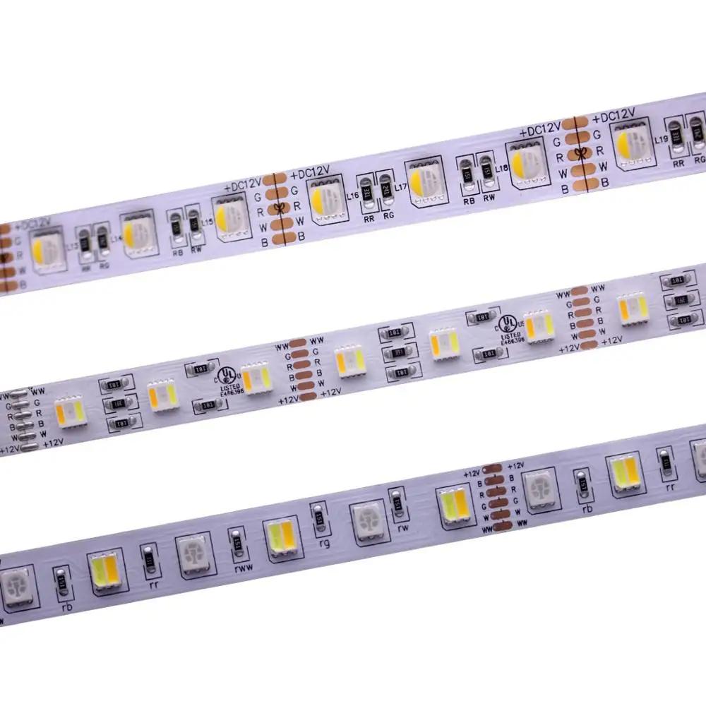 12mm PCB RGBCCT LED Ʈ 5050 12V/24V 4in1 5 in1 Ĩ 84LED 60LED 96LED 120LED/m 5 / RGBW RGBWW LED Ʈ  5 /.